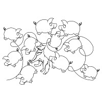 piggies wolf pano 001